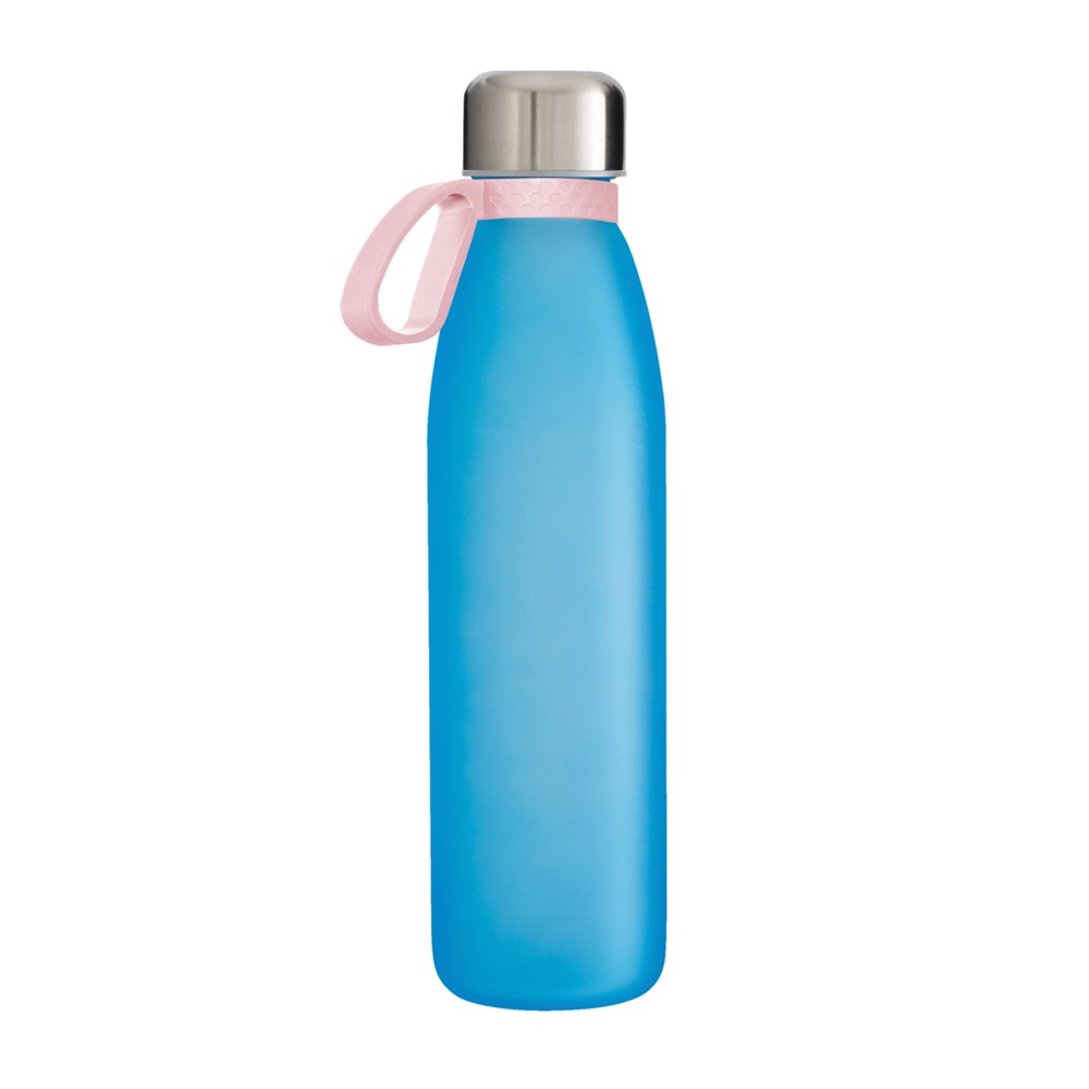 Flasche: cyan, Ring: hellmagenta